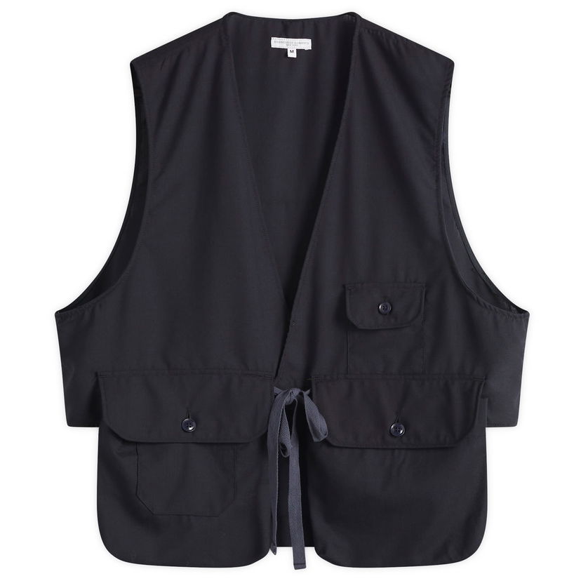 Liivi Engineered Garments Engineered Garments Fowl Vest, Wool Tummansininen | QT075-LC002