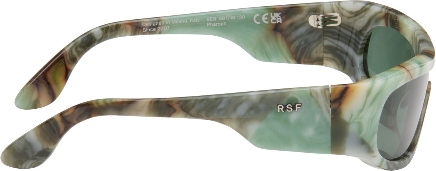 Aurinkolasit RETROSUPERFUTURE RETROSUPERFUTURE Pharaoh Sunglasses Vihreä | 8E9, 1