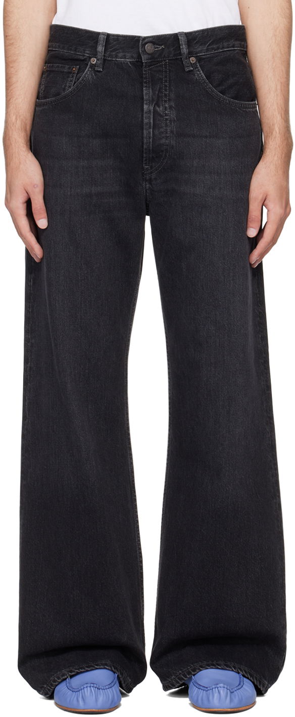 Jeans Acne Studios Loose-Fit Jeans Musta | B00363-