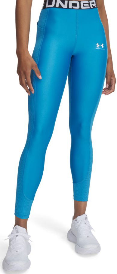 Leggingsit Under Armour Under Armour HeatGear Rib Leggings Sininen | 1388693-452