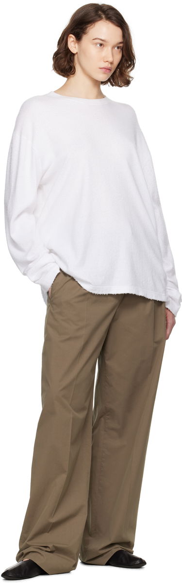 Villapaita The Row The Row Kabira Sweatshirt Valkoinen | 8942-Y916, 3