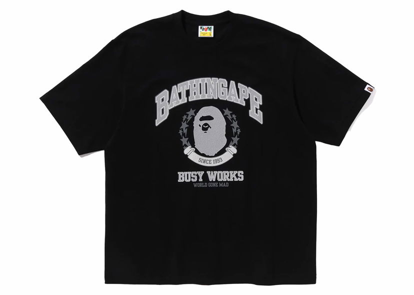 T-paita BAPE BAPE Bathing Ape Relaxed Fit Tee Black Musta | 1K30-110-335