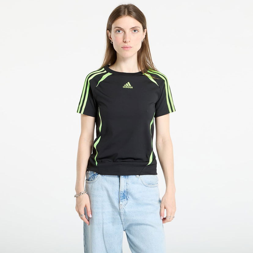 T-paita adidas Originals Teamgeist Adicolor Slim Jersey T-Shirt Musta | JZ6709
