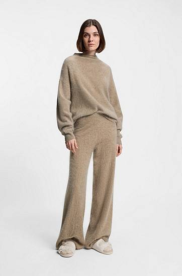 Tennarit ja kengät BOSS BOSS x Steiff buckled slides in teddy fabric Valkoinen | 50554421, 1