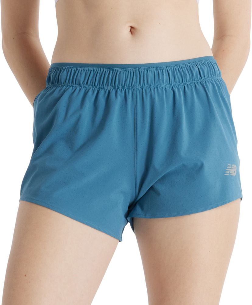 Shortsit New Balance RC Short 3" Turkoosi | ws41286-tei