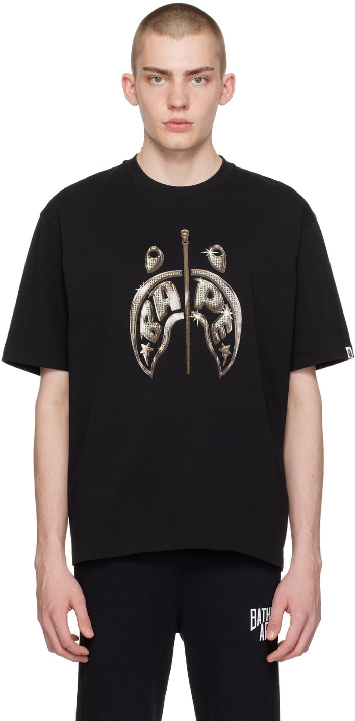 T-paita BAPE Mad Shark T-Shirt Musta | 001TEK301333M