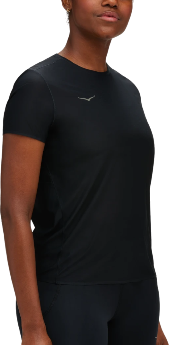 T-paita Hoka One One Airolite Run Top Musta | 1151084-blk