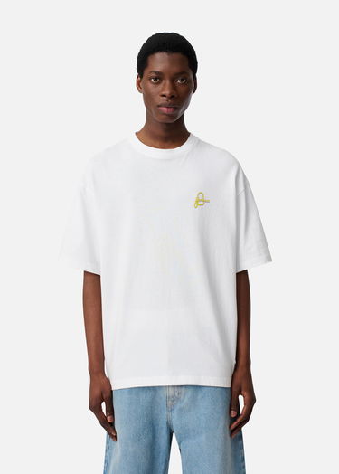 T-paita AXEL ARIGATO Paper Clip T-Shirt Valkoinen | A3446001, 9