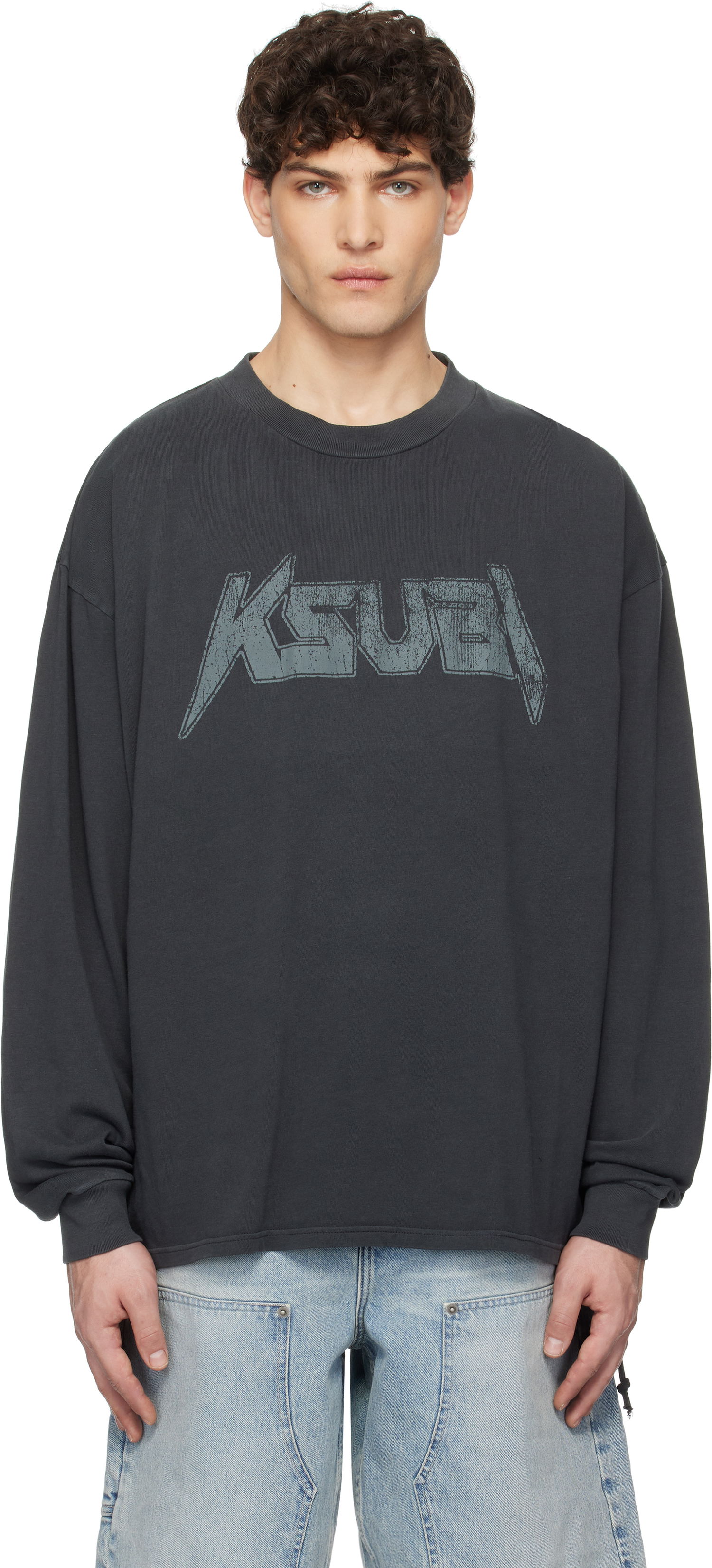 T-paita Ksubi Ksubi Electric Ekcess Long Sleeve T-Shirt Harmaa | MPS25TE046, 0