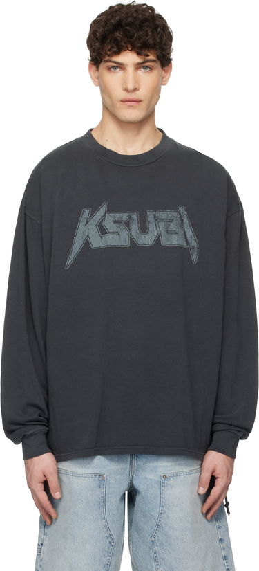 T-paita Ksubi Ksubi Electric Ekcess Long Sleeve T-Shirt Harmaa | MPS25TE046, 0