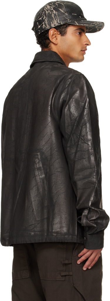 Takki Rick Owens Rick Owens DRKSHDW Concealed Zipfront Denim Jacket Musta | DU02E7775 BZMC, 2