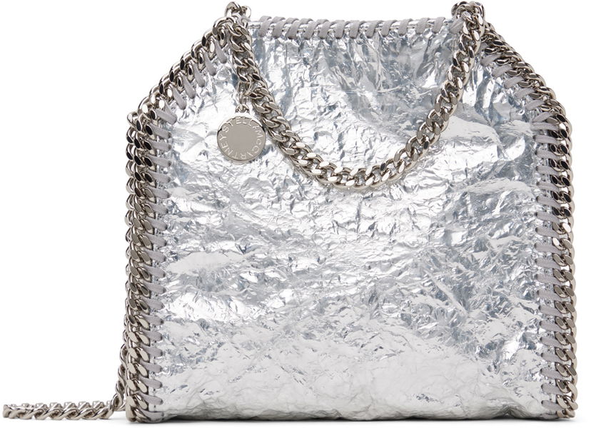 Kangaskassi Stella McCartney Limited Edition Falabella Tiny Tote Bag Metallinen | 391698WP0453