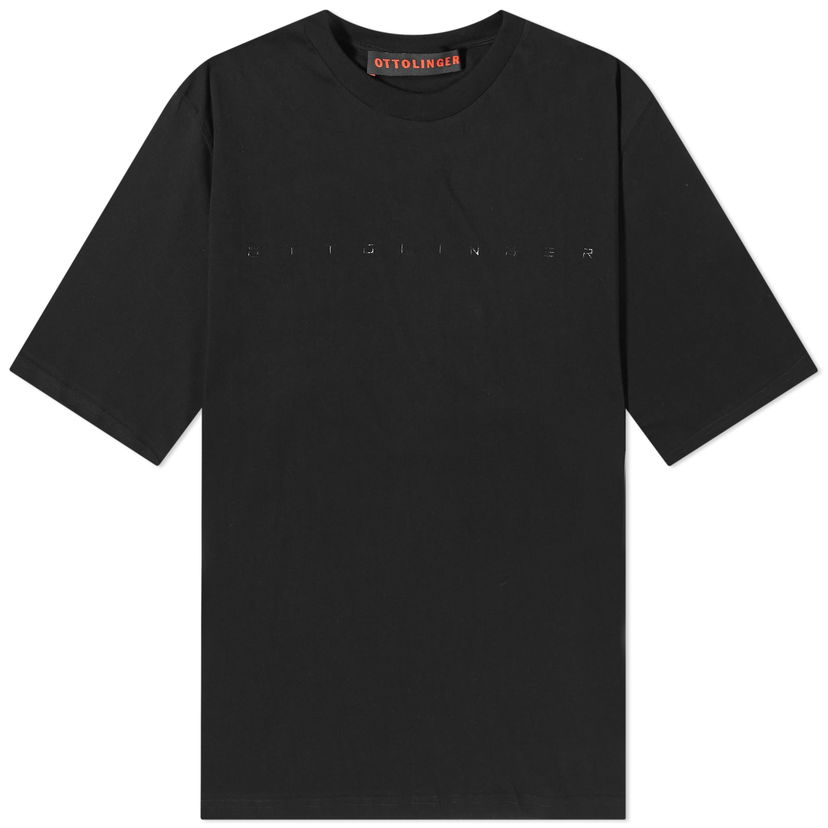 T-paita Ottolinger Ottolinger Classic Logo T-Shirt, Size X-Small Musta | 1501911-25122837