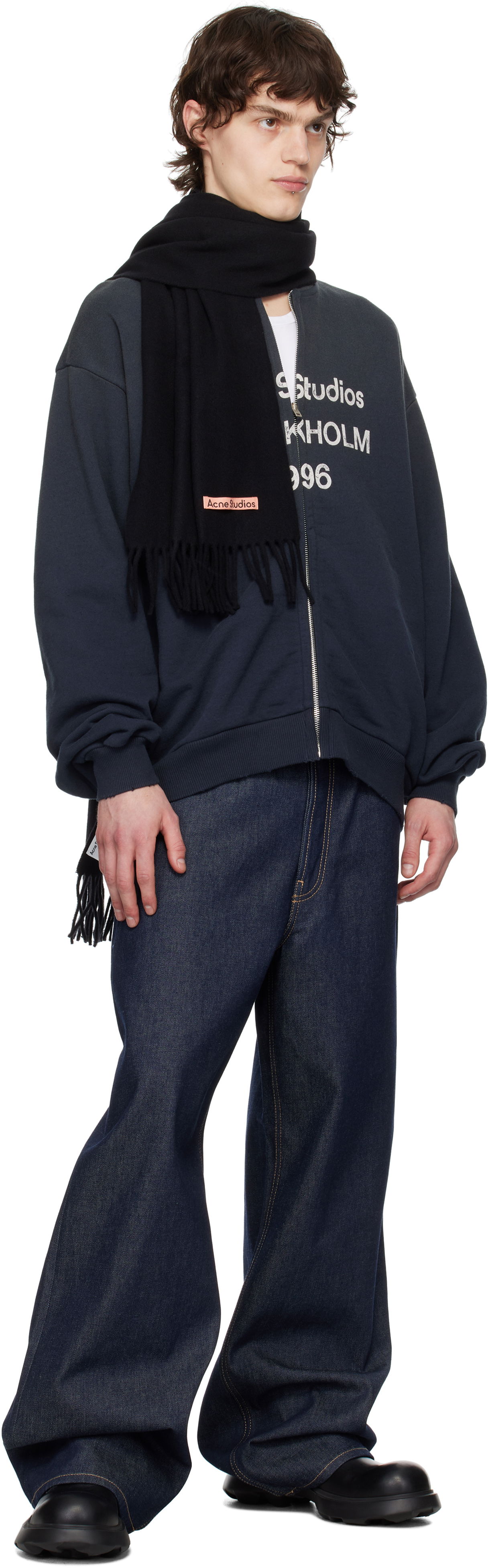 Huivi Acne Studios Wool Scarf Keltainen | CA0210-, 1