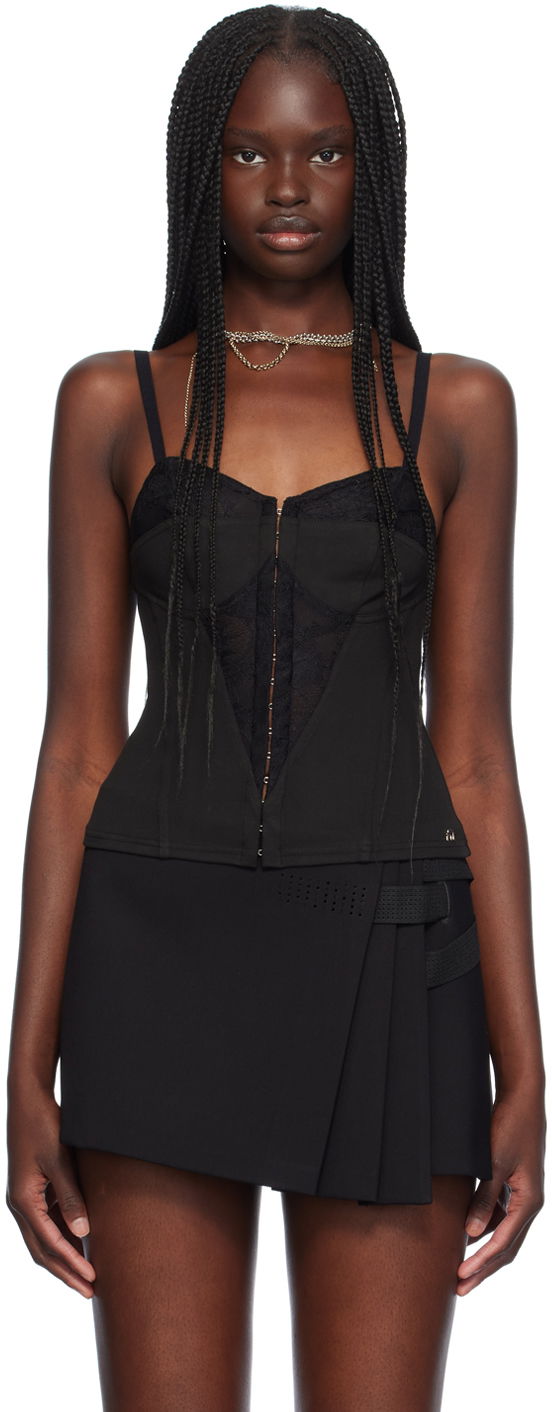 Hame Miaou Miaou Liana Lace Camisole Musta | 7144SHJBLK