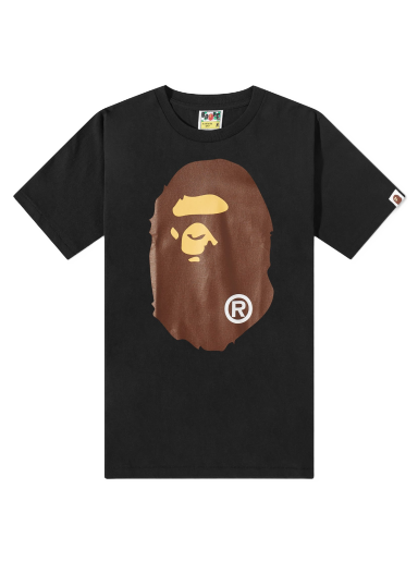 T-paita BAPE Classic Big Ape Head T-Shirt Black Musta | 001TEJ301003M-BLK