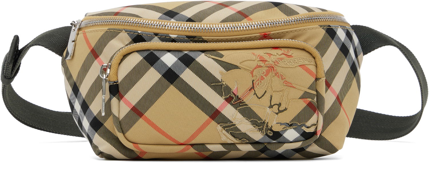 Vyötärölaukku Burberry Burberry Small Check Belt Bag Beige | 8106714, 0