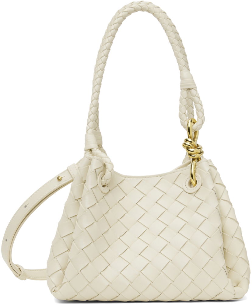 Käsilaukku Bottega Veneta Small Andiamo Bag Valkoinen | 796569 VCPPT