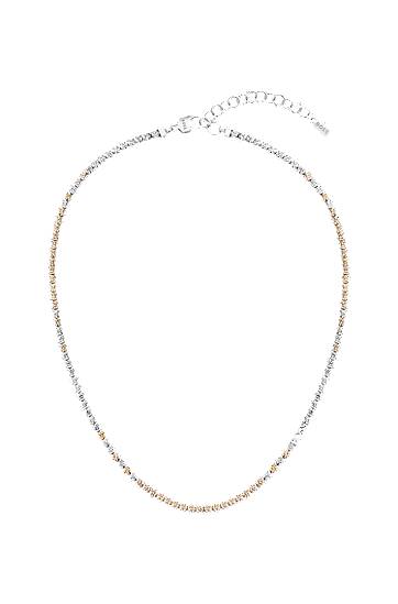 Kaulakoru BOSS Adjustable Crystal Necklace Metallinen | 1580630