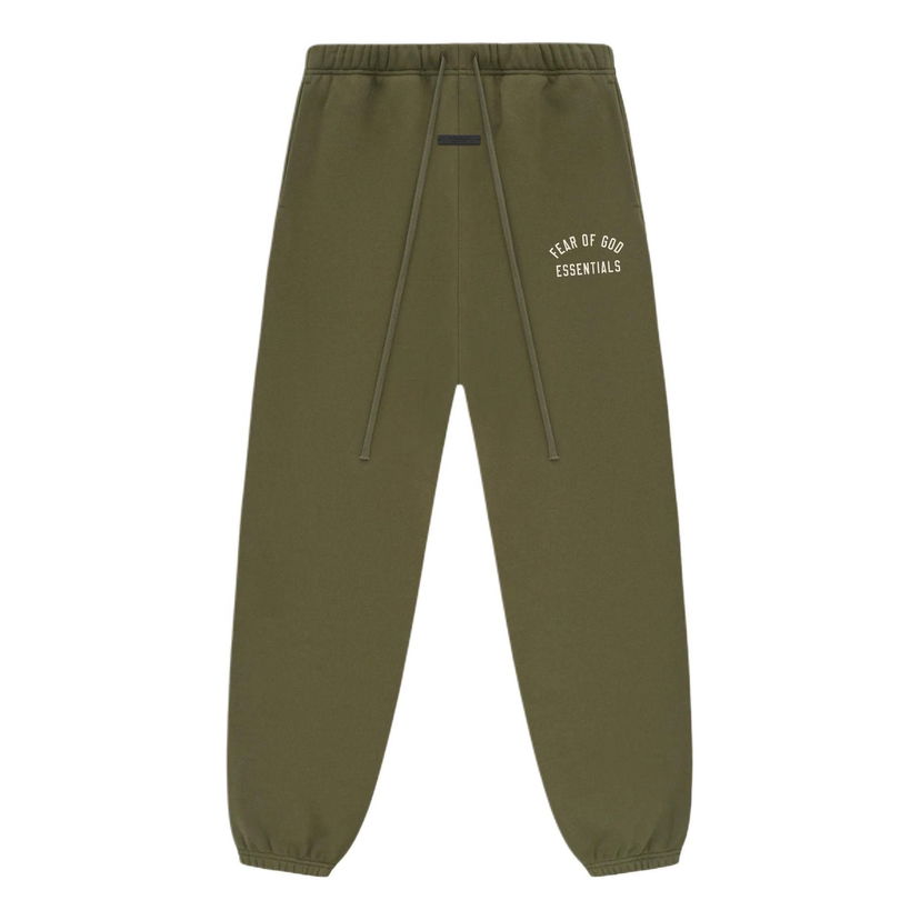 Verryttelyhousut Fear of God Fear of God Essentials Fleece Sweatpants Vihreä | 130BT242025F