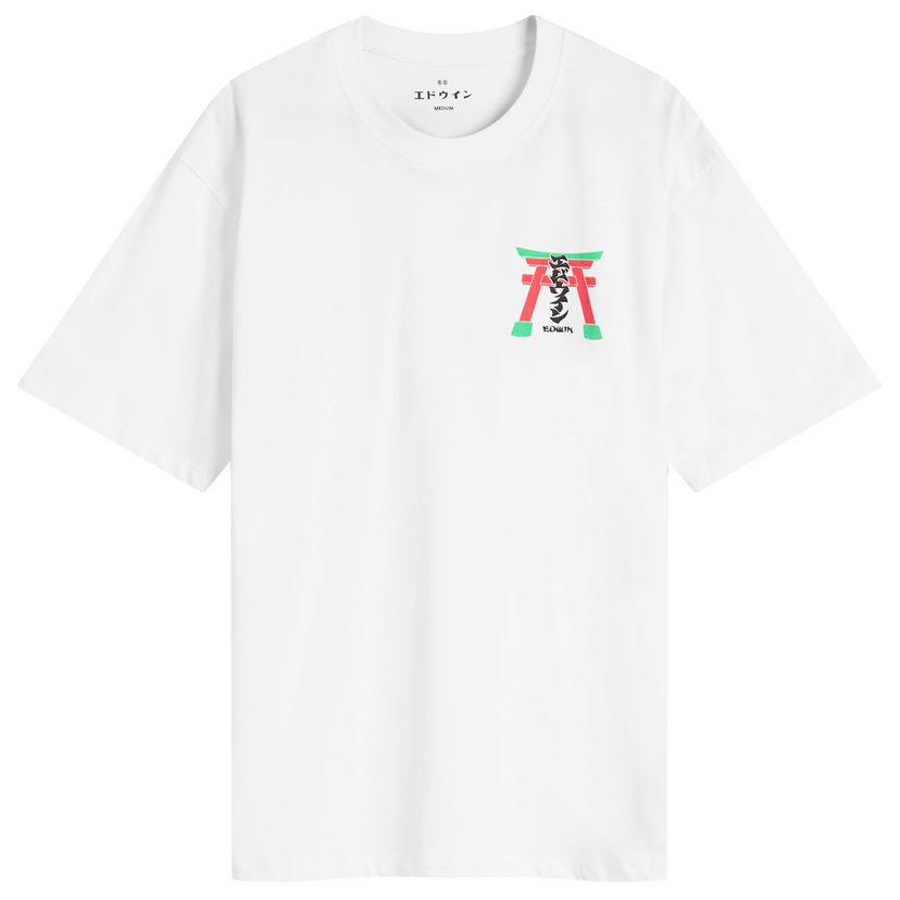 T-paita EDWIN Torii Graphic T-Shirt Valkoinen | I035003-0200