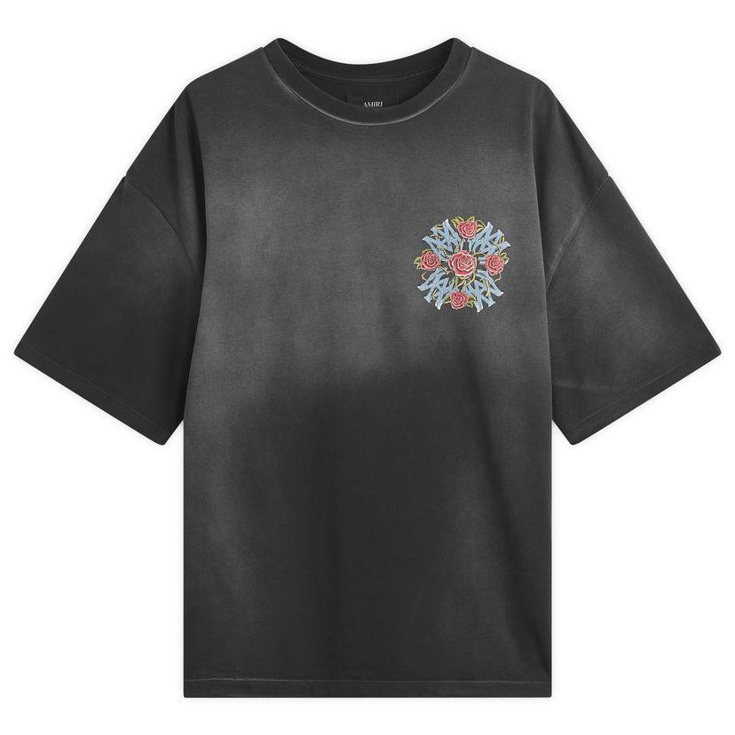 T-paita AMIRI Out For Trouble Oversized T-Shirt Musta | AMJYTE1261-BLK