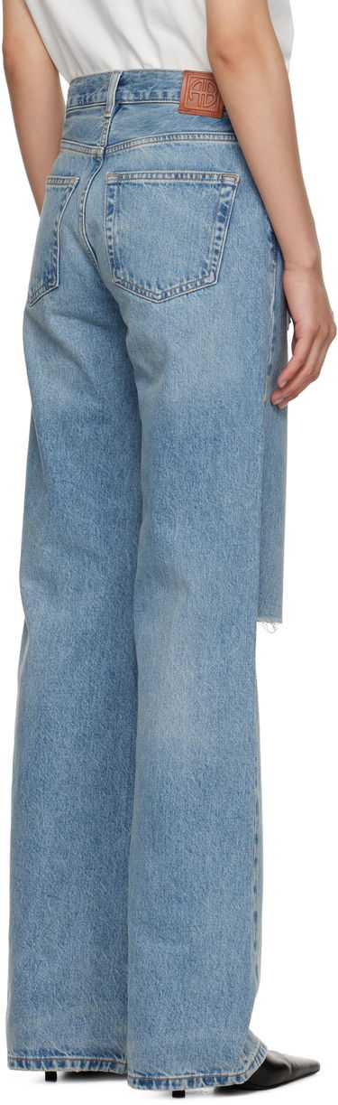 Jeans Anine Bing Anine Bing Hugh Distressed Wide Leg Jeans Sininen | A-06-10852-WHD51, 2