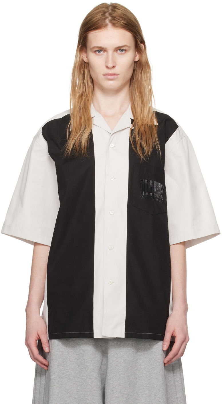 Paita VETEMENTS Spread Collar Shirt Musta | VL16SH200S 5338 POPLIN