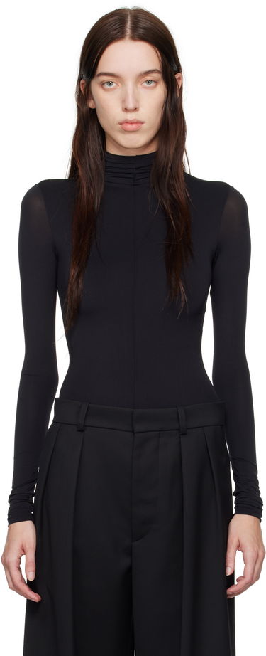 Body WARDROBE.NYC Long Sleeve Bodysuit Musta | W1086R18JE, 0