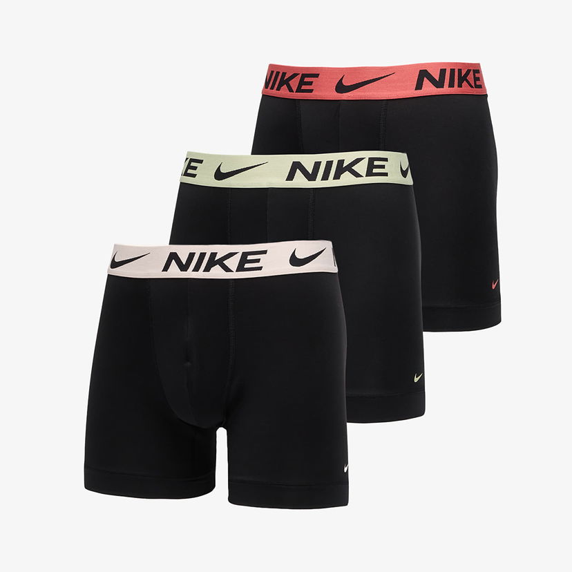Nyrkkeilijät Nike Dri-FIT Boxer Brief 3-Pack Musta | 0000KE1157-U9N