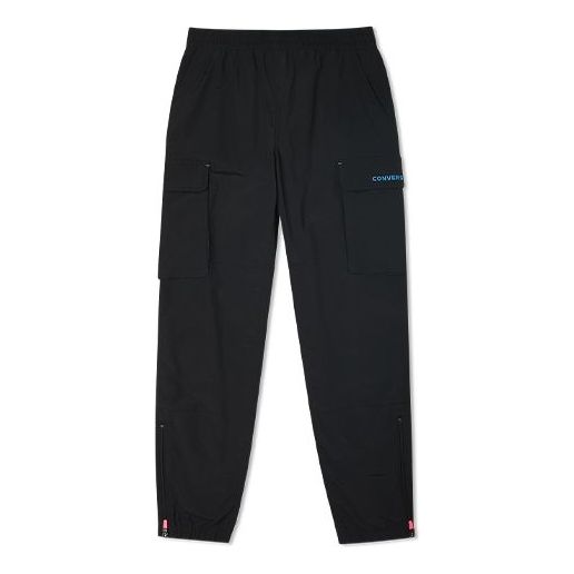 Cargo housut Converse Woven Cargo Pants Musta | 10021104-A01