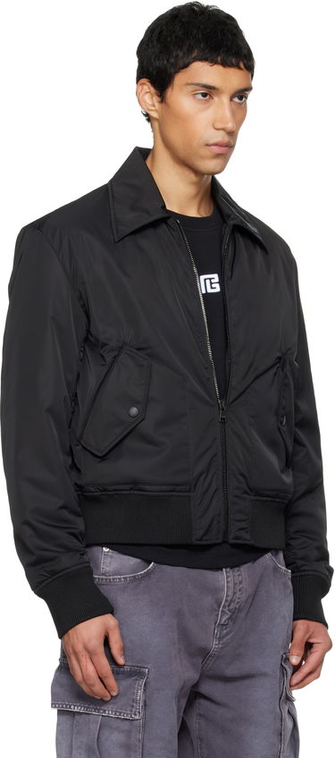 Bomber-takki Balmain Big Stamp Bomber Jacket Musta | FH1TFA50XL24, 1