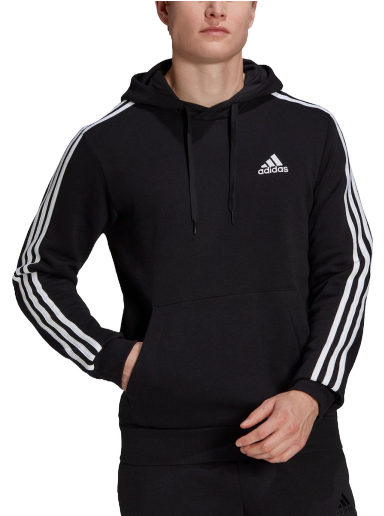 Huppari adidas Performance Hoodie Essentials 3-Stripes Musta | gk9072