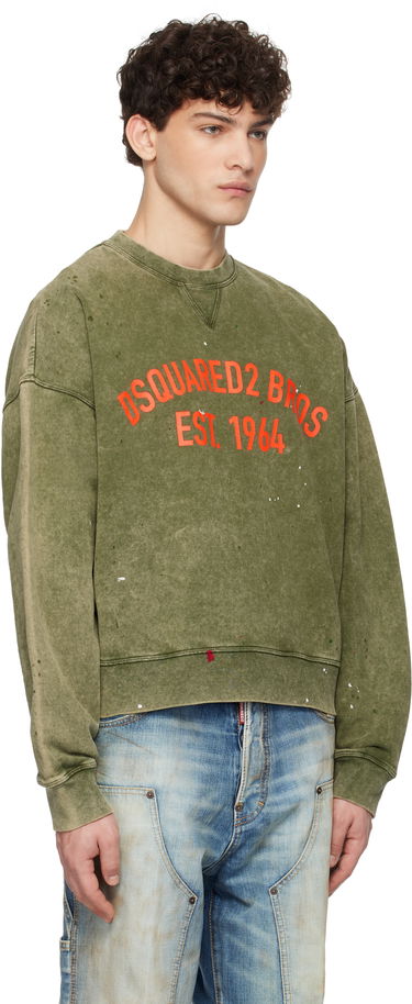 Villapaita DSQUARED2 Dsquared2 Cypro Fit Sweatshirt Vihreä | S74GU0847_S25030, 1