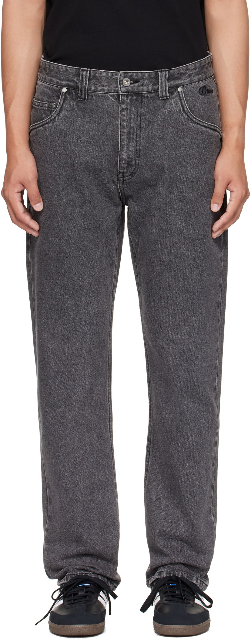 Jeans Dime Dime Straight Jeans Harmaa | DIMEFA2516BLK