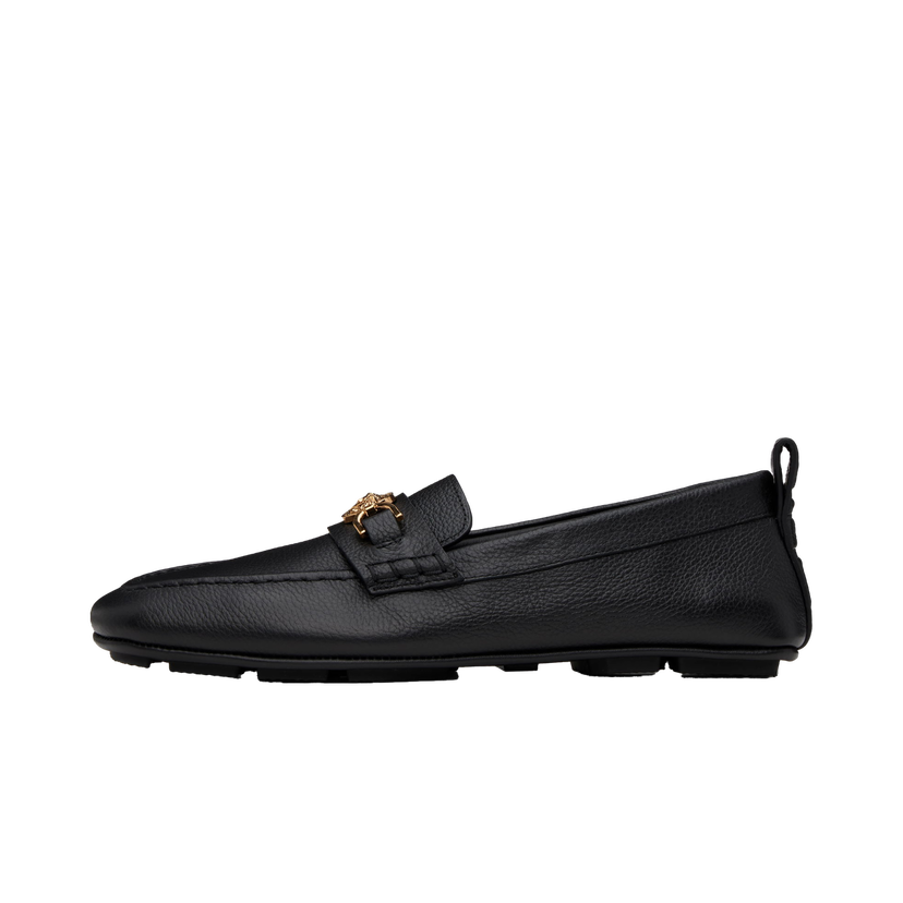 Tennarit ja kengät Versace Leather Driver Loafers Musta | 1017072_1A12110