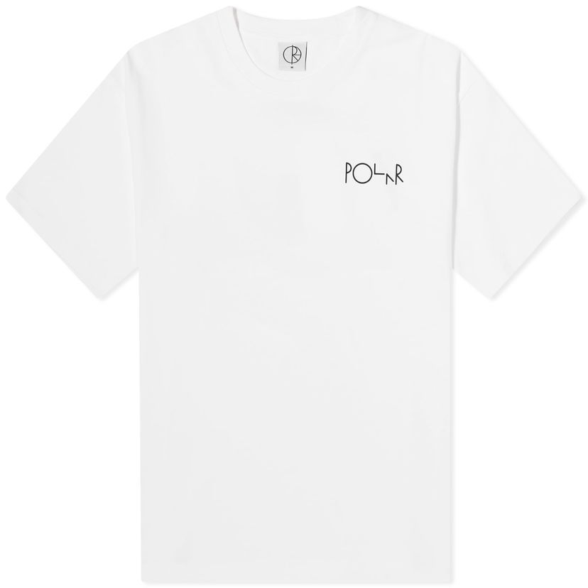 T-paita Polar Skate Co. Stroke Logo T-Shirt Valkoinen | PSC-CO-3-WHT