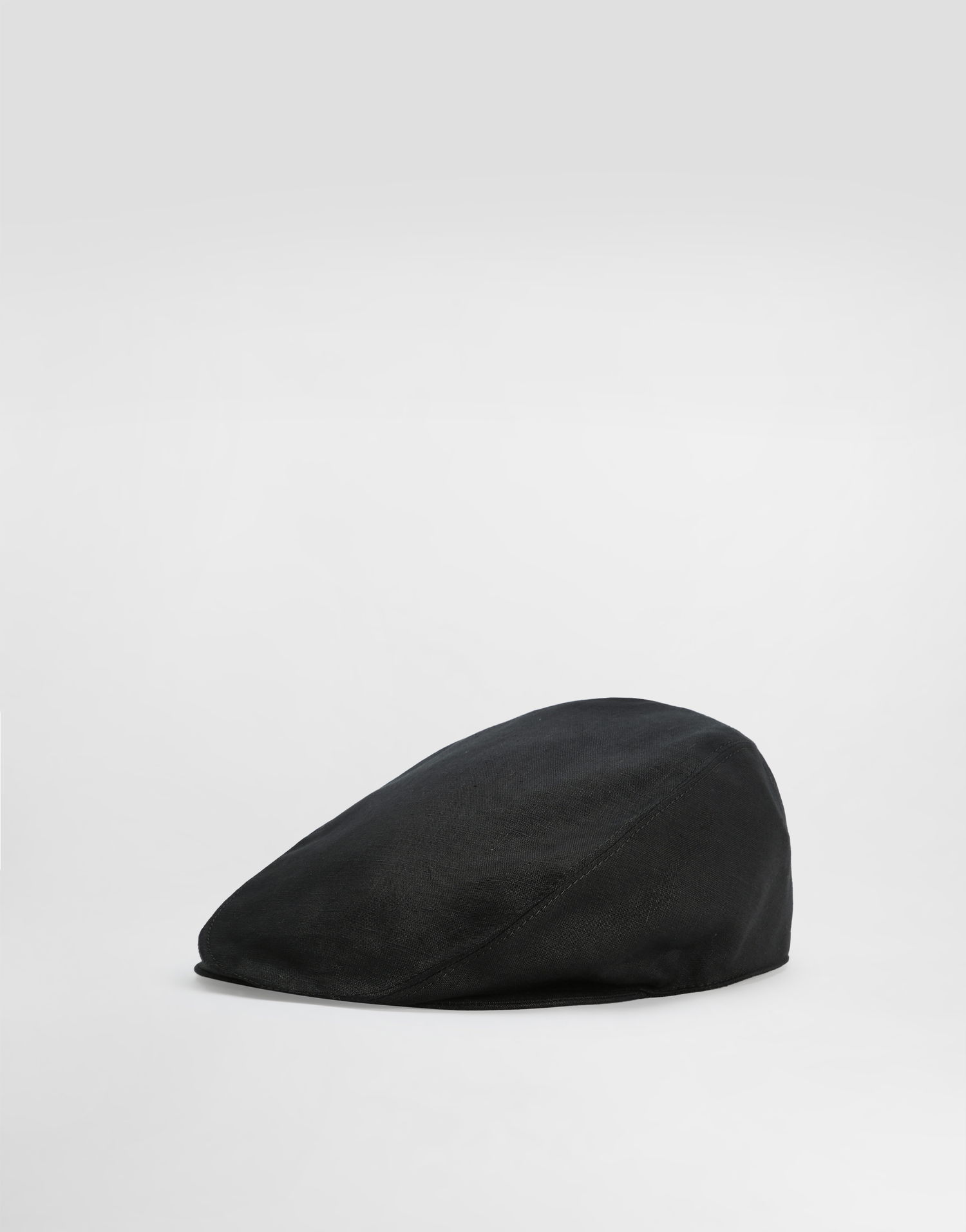 Korkki Dolce & Gabbana Dolce & Gabbana Linen Flat Cap Musta | GH587AFU4JBN0000, 0