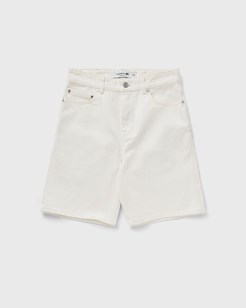 Shortsit Lacoste Lacoste Straight Fit Denim Bermuda Shorts Valkoinen | FH9932-70V