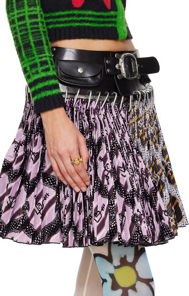 Sormus Chopova Lowena Horned Face Ring with Gemstones Metallinen | 6458, 1