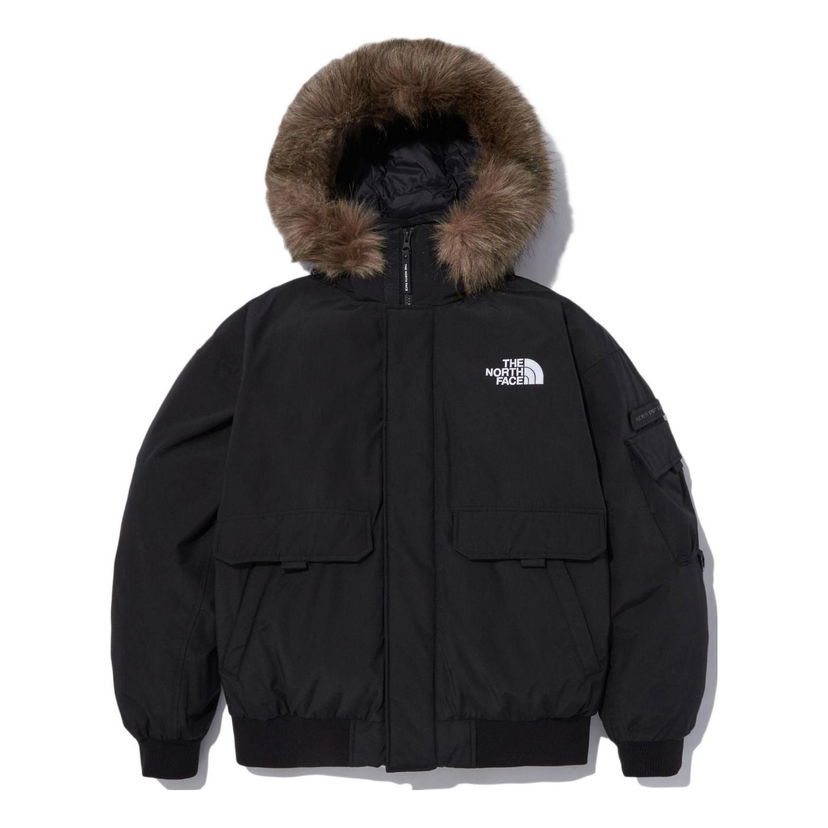 Bomber-takki The North Face Logo Polar Air Down Bomber Jacket Musta | NJ1DN86A
