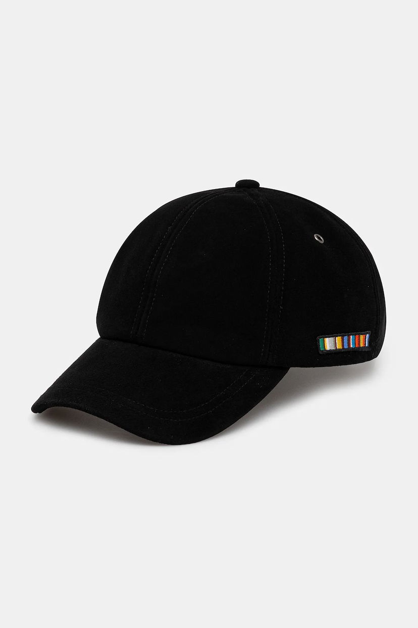 Korkki Paul Smith Paul Smith Suede Baseball Cap Musta | M1A.987DT.T660