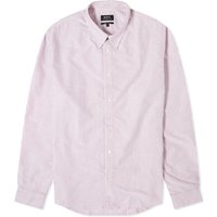 Paita A.P.C. Greg Log Button Down Stripe Shirt Punainen | COGUH-H12499-GAB, 1