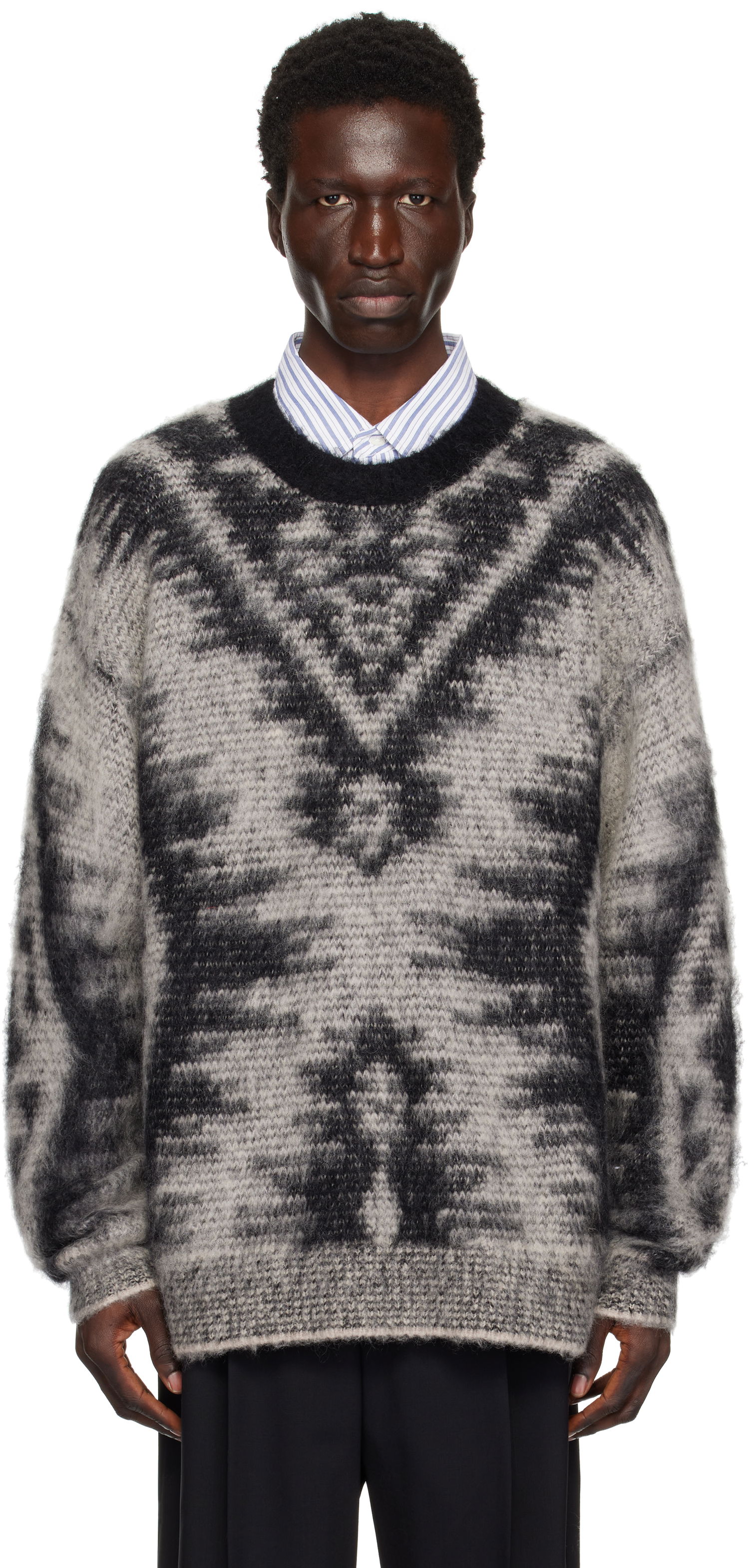 Villapaita ISABEL MARANT Isabel Marant Fabo Knitted Sweater Harmaa | 25PPU0653HA-C1L05H, 0