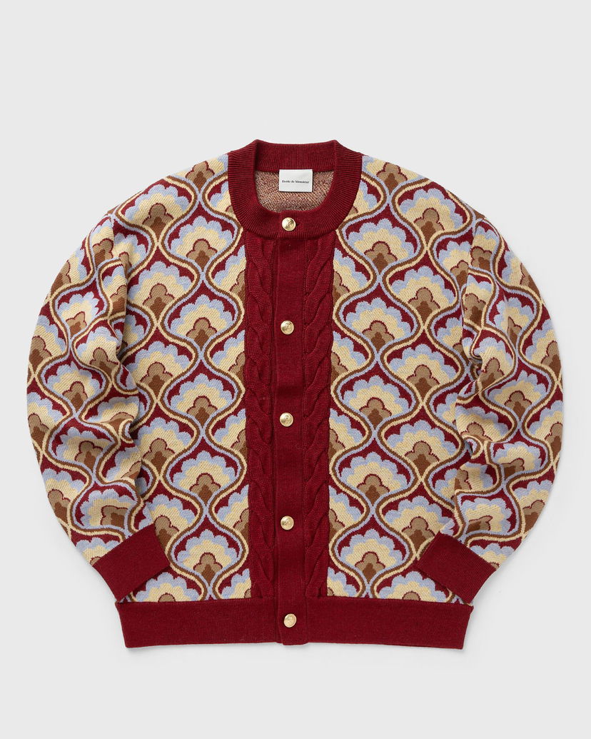 Villapaita Drôle de Monsieur Drole de Monsieur Le Tapisserie Cardigan Punainen | G-CA134-WO021-RD