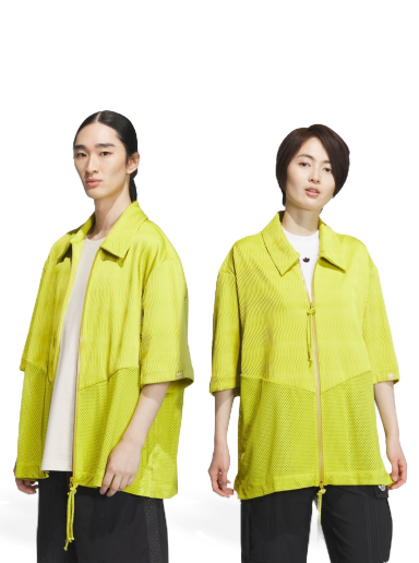 Paita adidas Originals x SFTM Zip Shirt Keltainen | IK8595
