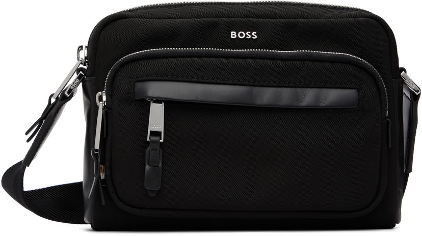 Olkalaukku BOSS Logo Hardware Crossbody Bag Musta | 50548010