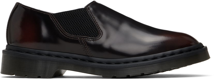 Vaatteet Dr. Martens Louis Arcadia Leather Slip-on Loafers Burgundia | 41642600