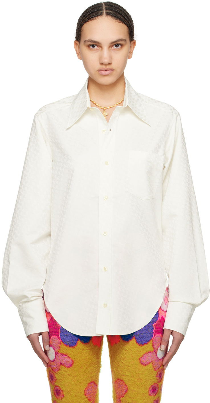 Paita ERL White Button-Up Shirt Valkoinen | ERL08B002