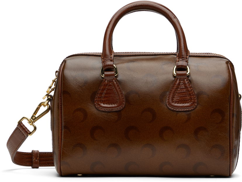 Käsilaukku Marine Serre Marine Serre Moon Airbrushed Leather Strike Bag Ruskea | WBA019A CLEA0053